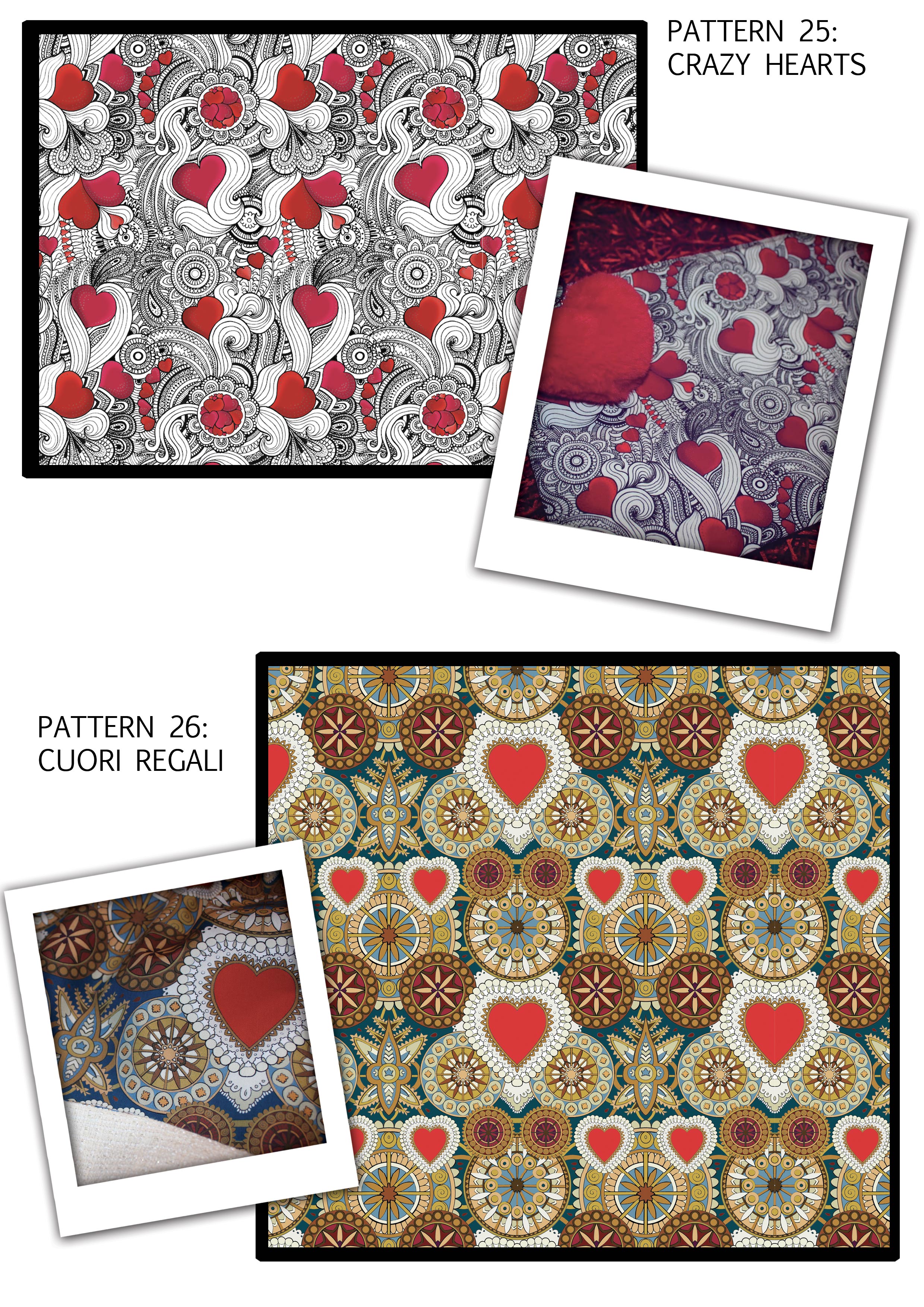 Pattern 25-Crazy Hearts 26-Cuori Regali